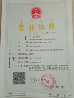 科右前旗恒運種植專業(yè)合作社【工商信息_電話地址_注冊信息_信用信息_財務信息】查詢_企查查